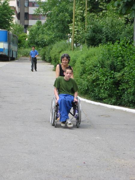 Pupils in the schoolyard