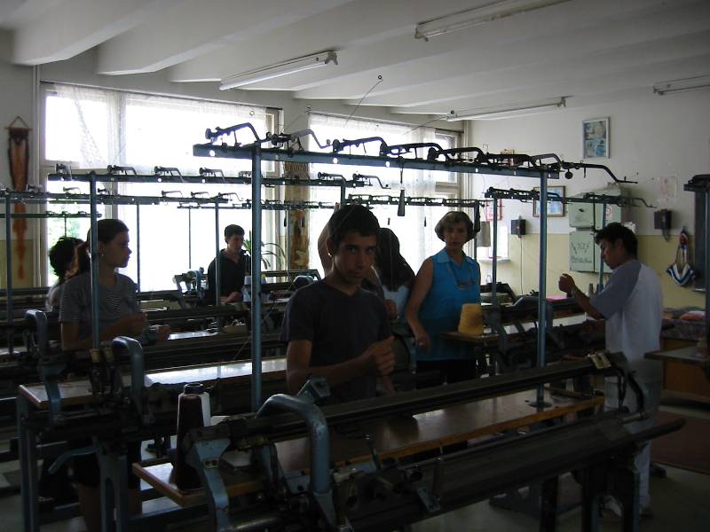 Knit-wear work room